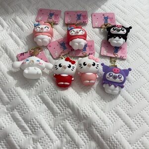 Hello Kitty and Friends  Keychains Set